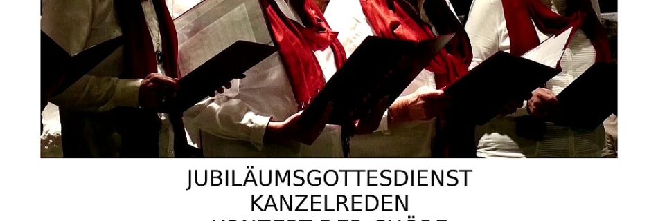 Plakat 50 Jahre Christuskirche Grundschöttel