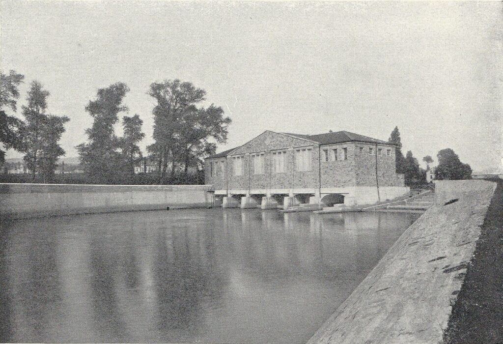 Turbinenhaus des Kraftwerk Harkort vor 1929